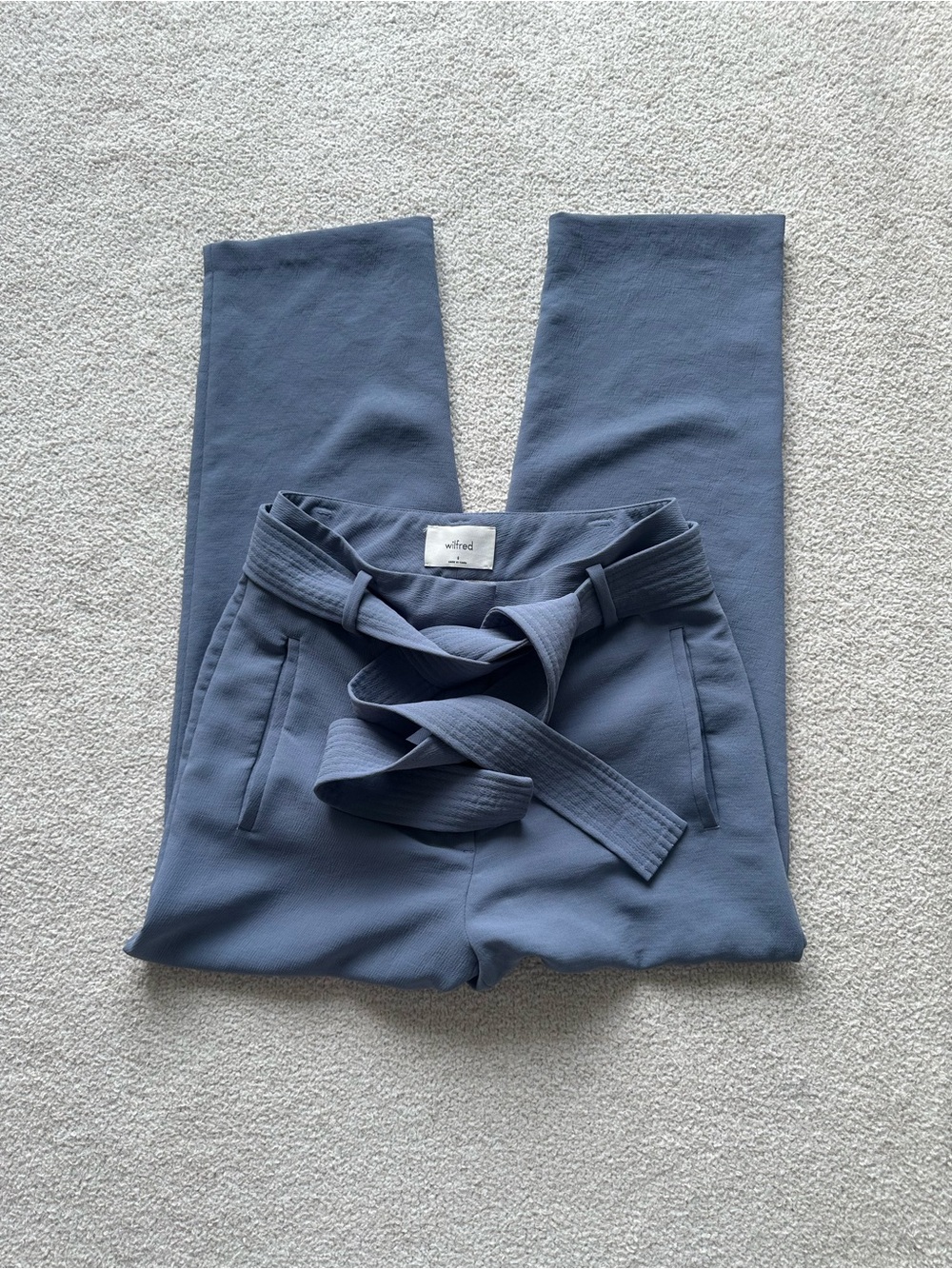 Aritzia Wilfred Tie Front Pant